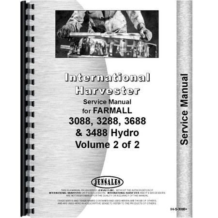 Tractor Chassis Only Service Manual For International Harvester 3288
